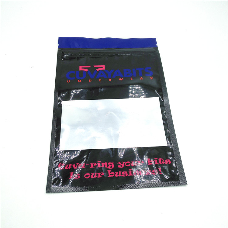 240mic شفاف طباعة مطبوعات مقابل أكياس CMYK VMPET Clear Ziplock Bag