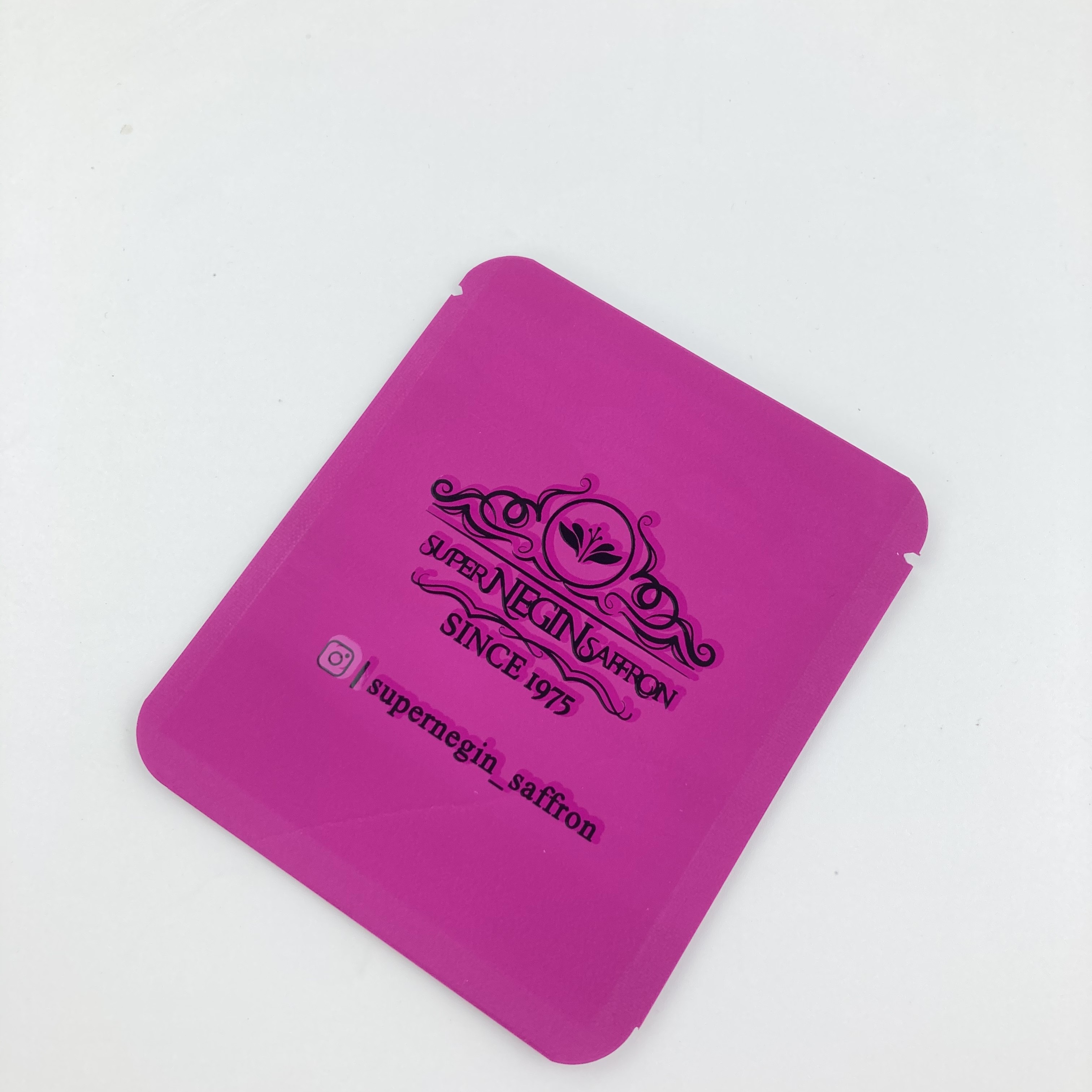 أكياس الغذاء للزعفران الجاف الزعفران والشاي 500pcs موك لحقيبة تغليف المكسرات كيس التغليف المخصص