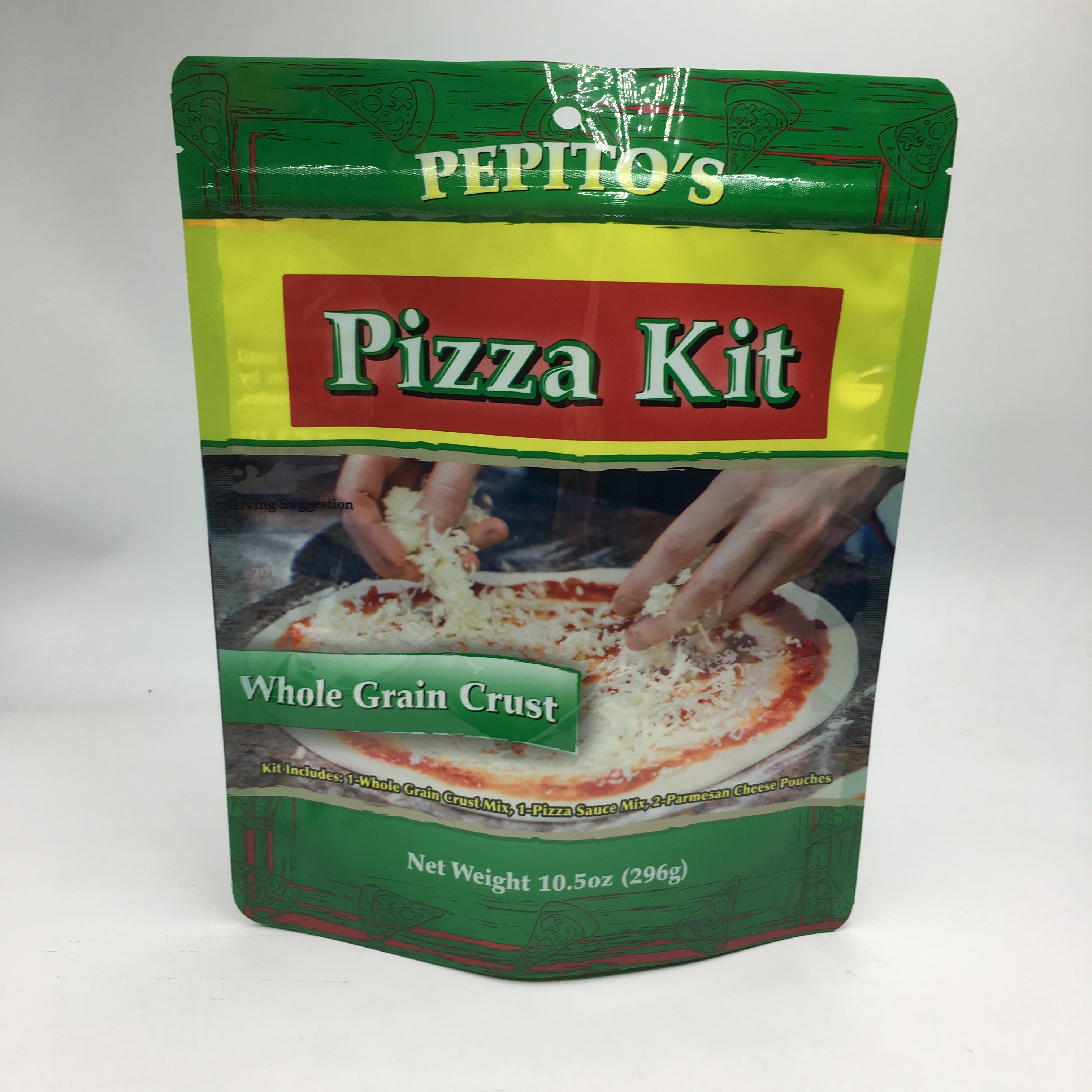 MOPP VMPET 296g Stand Up Ziplock Prain Crust Pizza Kit 10.5oz