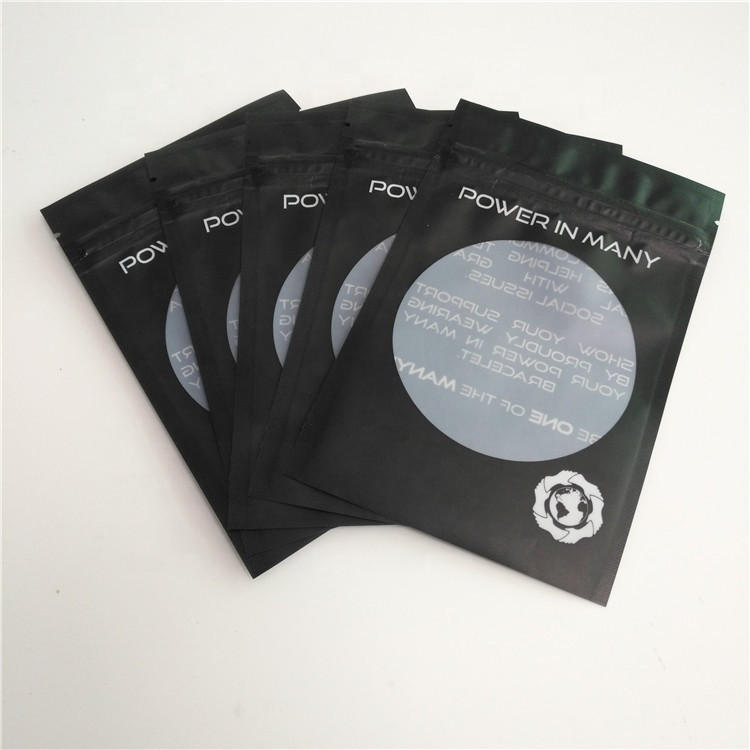 حقيبة تغليف بسحاب بلاستيك CMYK Gravnre حقائب مجوهرات بلاستيكية SGS VMPET 10C