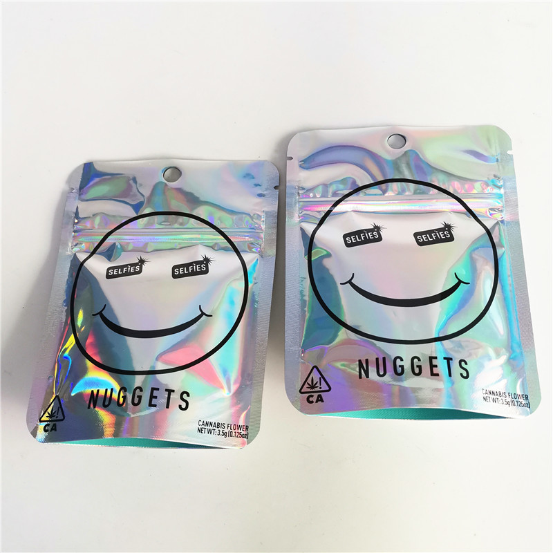 3.5g Cbd عبوة بخور عشبي غير لامع لامع 12C VMPET Cbd حقيبة زيبر