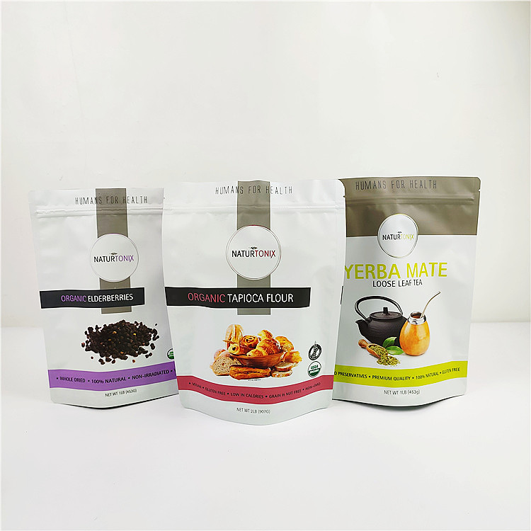 أكياس تغليف بلاستيكية من نوع Gravure 120mic مغلفة بالوقوف الهولوغرام VMPET MOPP