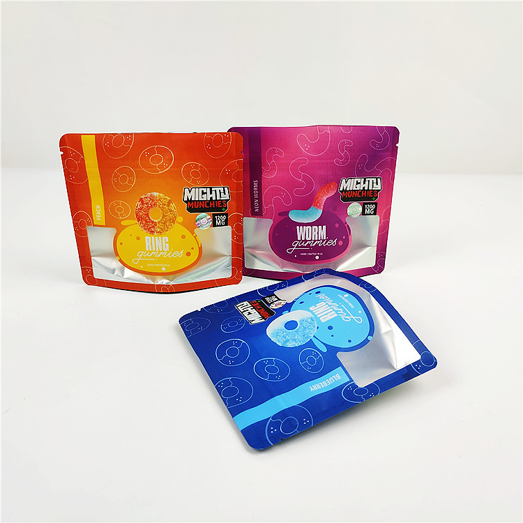 SGS 80mic CMYK Herbal Incense Packaging 200g MOPP Aluminium Foil Mylar Bag