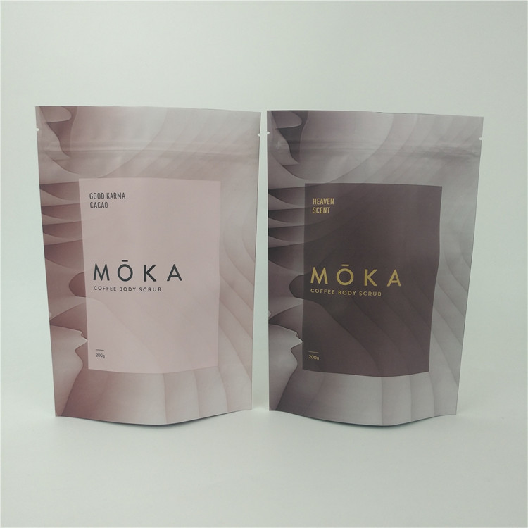 أكياس بلاستيكية للمكياج MOPP التعبئة والتغليف VMPET AL ذاتية الوقوف 1.2C MPET