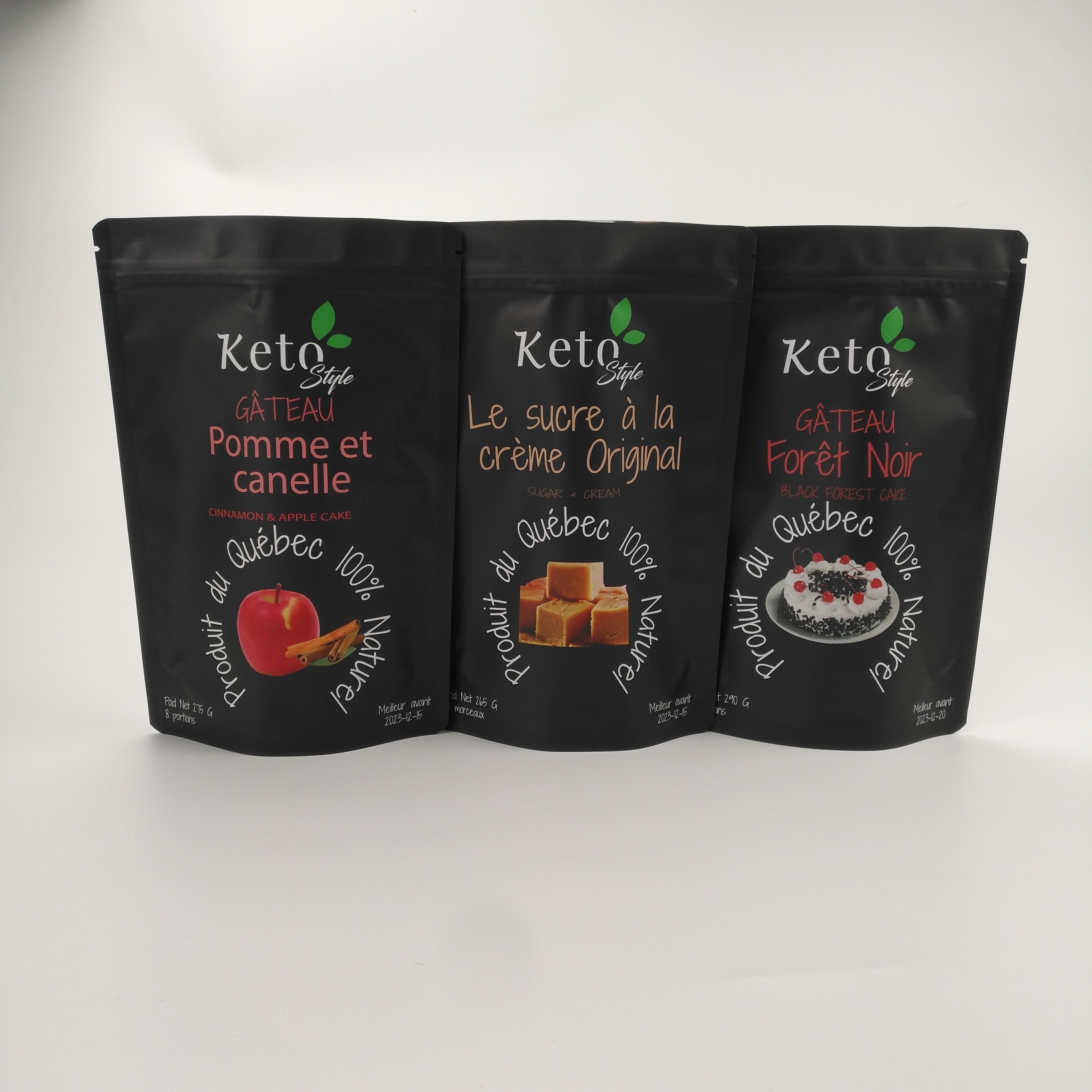 CMYK VMPET بلاستيك بسحاب الحقيبة ذاتية الغلق 110 ميكرون AL CPP حقيبة مايلر صالحة للأكل