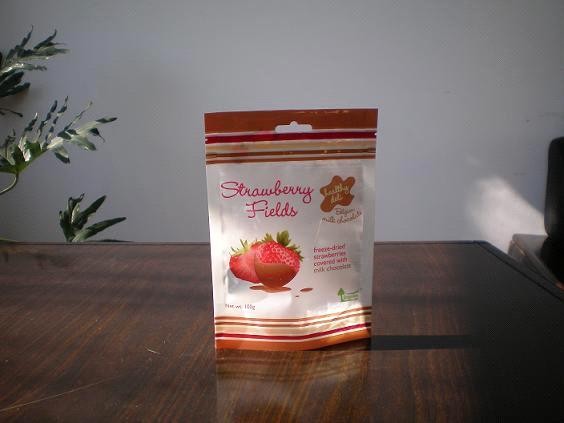 130mic PET / AL / NY / PE الوقوف حتى أكياس مجمعة أسفل مع الحفر الحفر مطبوعة