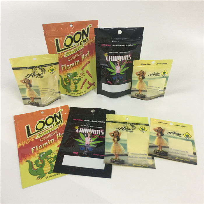 أكياس Ziplock قابلة لإعادة الإغلاق للرائحة أكياس بلاستيكية مجسمة غير منتظمة الشكل