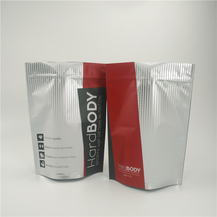 الحقائب البلاستيكية القنب التعبئة والتغليف الغذاء الوقوف كيس زيبر