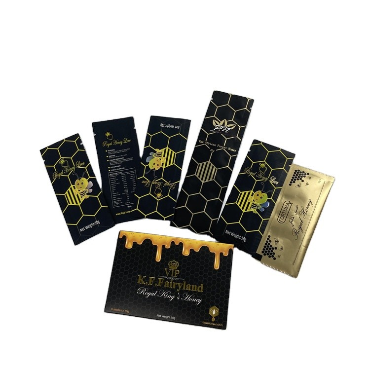 عبوات بلاستيكية من عسل النحل جيلي عشبي طبيعية 100٪