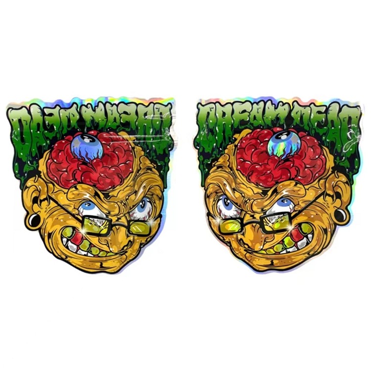 مخصص مطبوعة الرمز البريدي قفل أكياس مايلر الحرارة ختم العلكة وجبة خفيفة سستة أكياس رقائق الألومنيوم