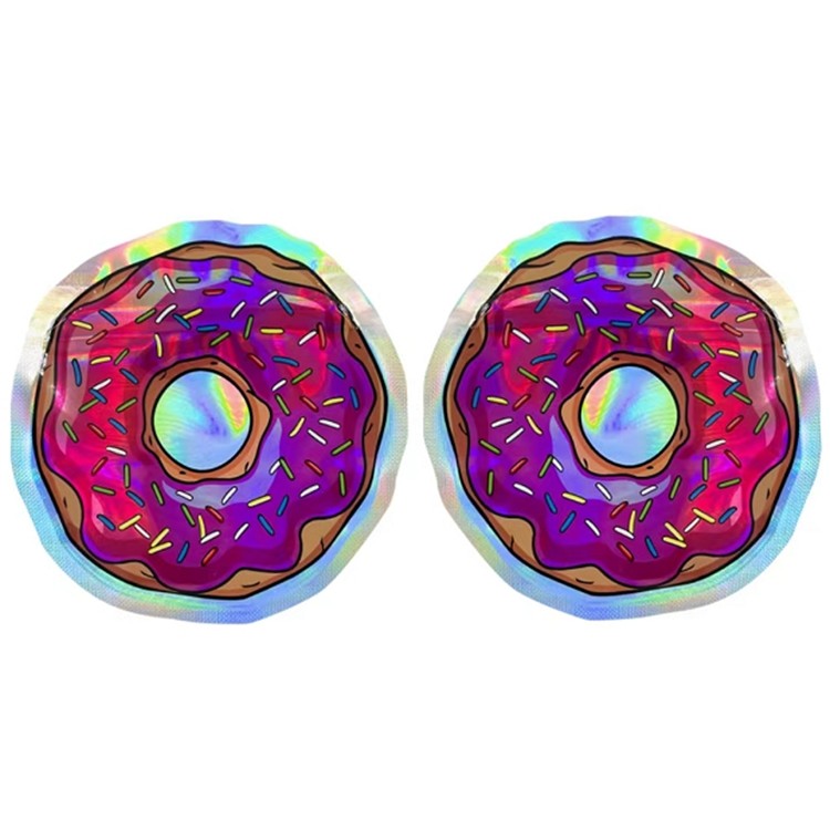 أكياس بلاستيكية مضادة للرائحة من مايلر ، أكياس بلاستيكية ، بذور زهرة ، ثلاثية الأبعاد ، على شكل دائري ، 3.5 جرام