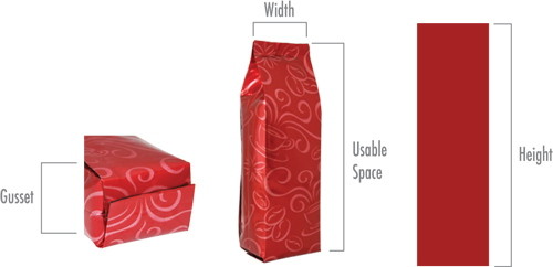 مغلفة أسفل أكياس الشاي مجمعة التعبئة والتغليف Ziplock الملونة المطبوعة ماتي الانتهاء