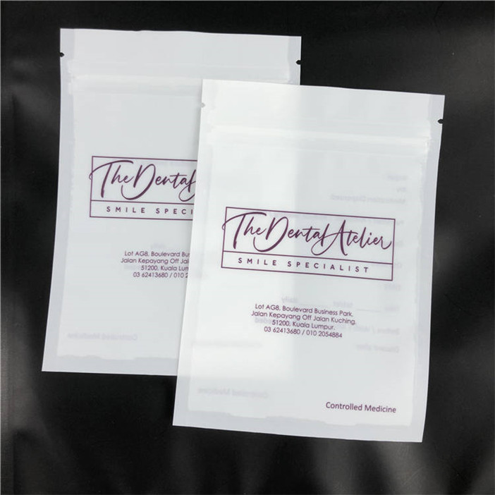 أكياس تغليف مايلر غير لامعة مطبوعة حسب الطلب مع جانب واحد واضح