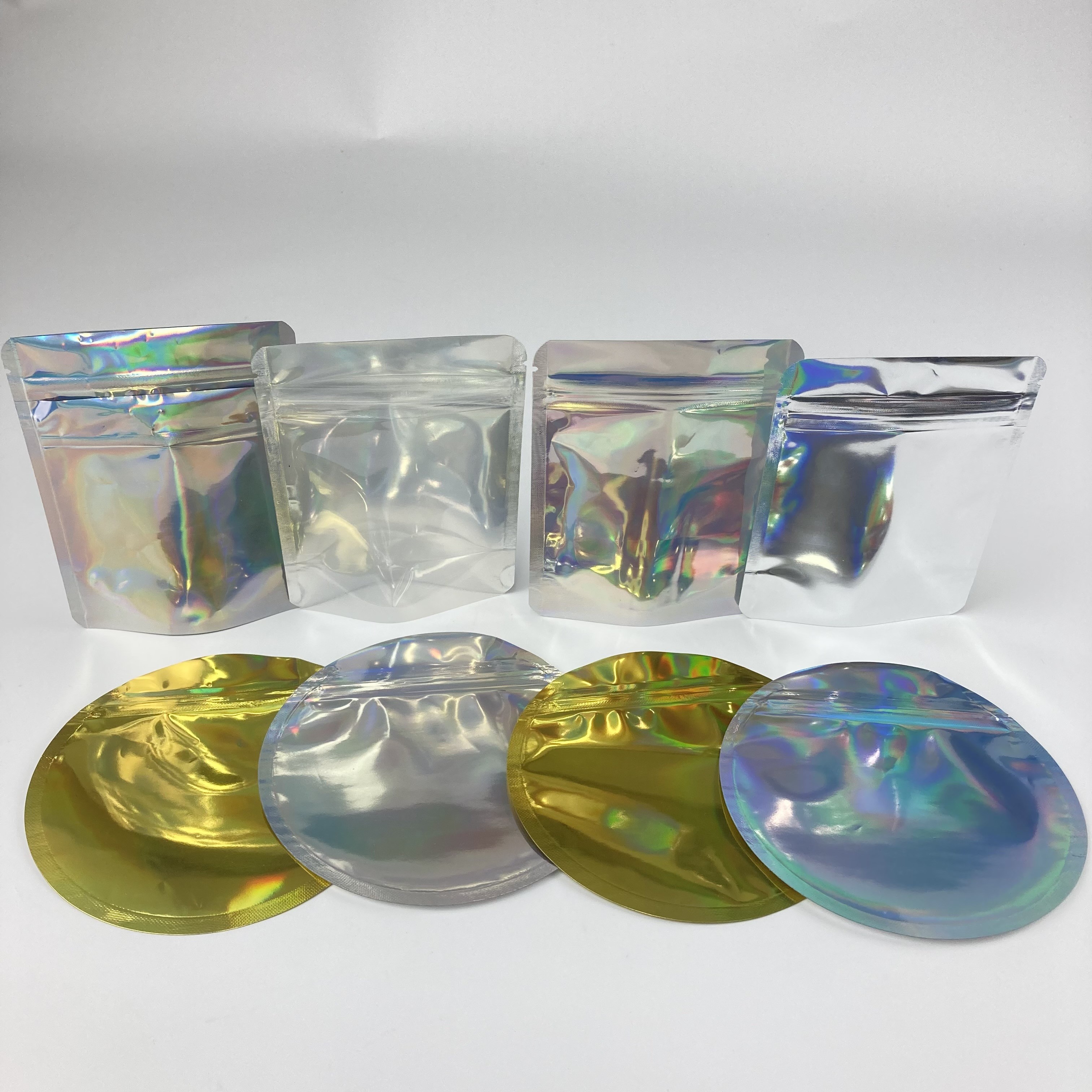 رقائق الألومنيوم الشاي وجبة خفيفة تغليف أغذية الوقوف أكياس زيبر التخصيص