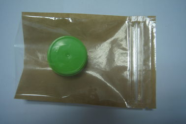 ميني زيبر حقيبة الغذاء الجبهة شفافة الحيوانات الأليفة / بي المضادة للكيس ثابت مع فتح القاع