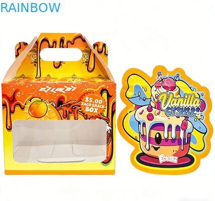 كيس مايلر مخصص 3.5 يأتي مع صندوق العرض لزهرة حلوى كوكي علكة التعبئة المقاومة للأطفال 3.5g 7g 14g القطع الميت كيس مايلر