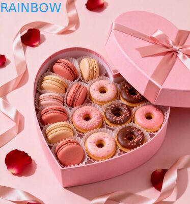 صندوق هدايا قابلة للتحلل البيولوجي قابلة للطي للتغليف المخبز والمعكرونات المعجنة